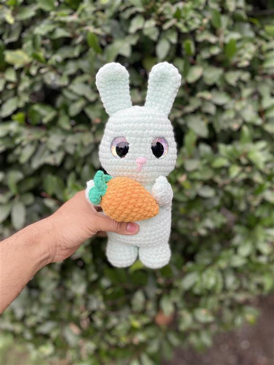 Love Buddies Crochet Pattern PDF – Bear & Bunny Amigurumi Plush