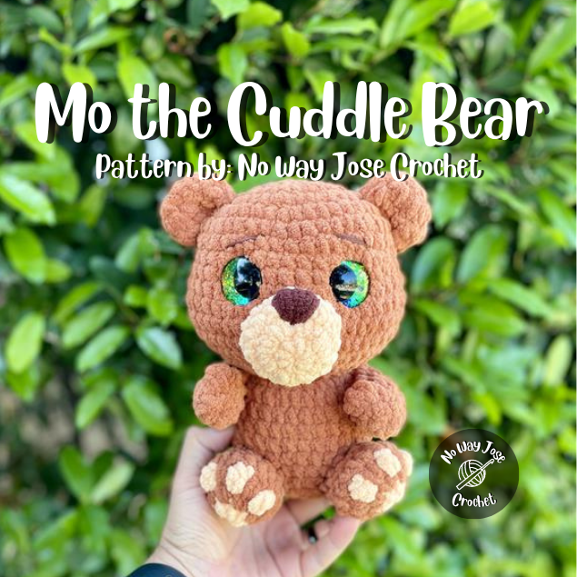 Mo the Cuddle Bear Amigurumi Tutorial Digital Download
