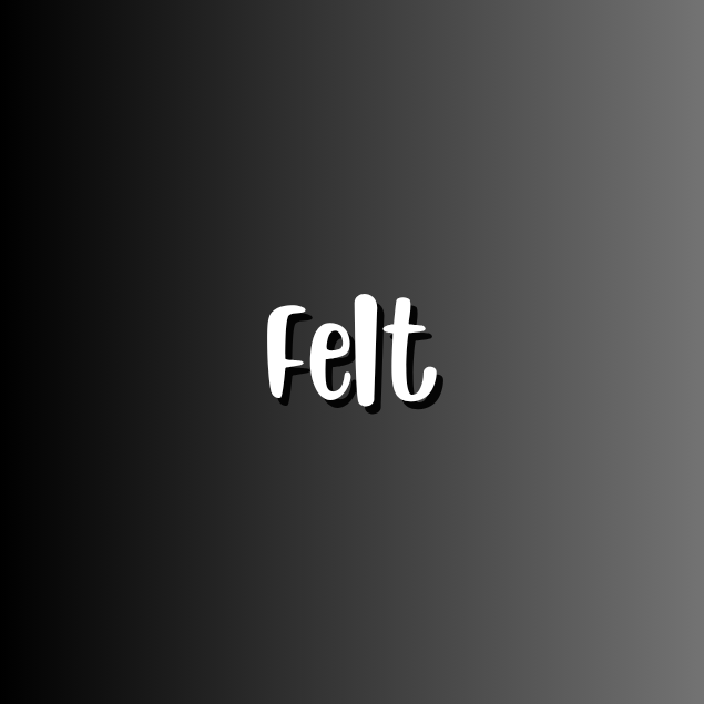 Felt Items