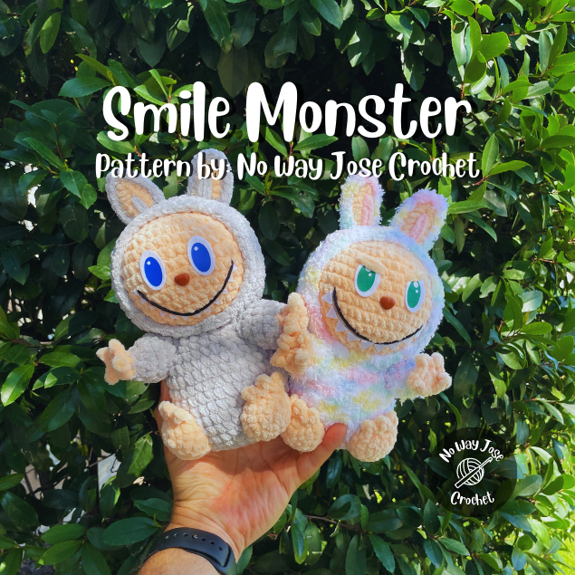 Smile Monster Crochet Pattern
