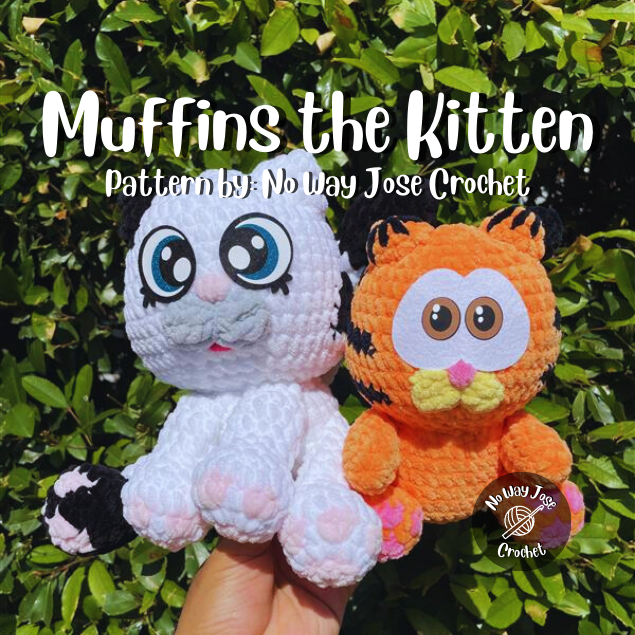 Muffins the Kitten Crochet Pattern