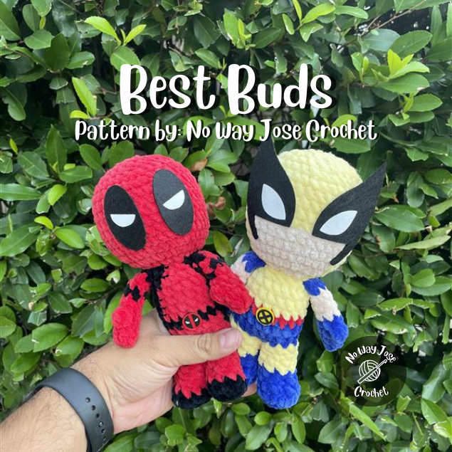 Amigurumi Crochet Pattern – Action Figure Dolls (PDF Pattern)
