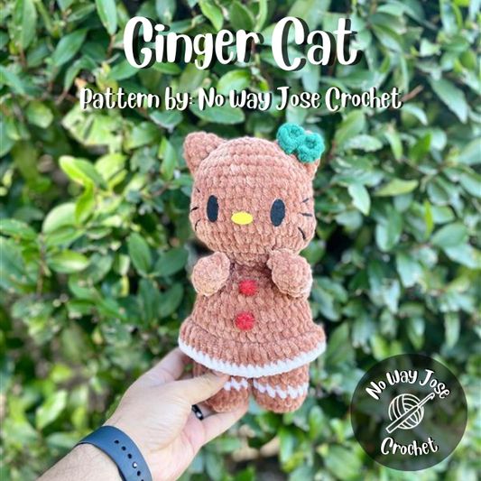 Ginger Cat – Crochet Amigurumi Pattern (PDF Download)