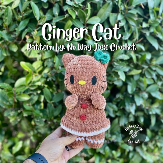 Ginger Cat – Crochet Amigurumi Pattern (PDF Download)