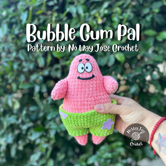 Bubble Gum Pal Crochet Pattern – Amigurumi Plush PDF
