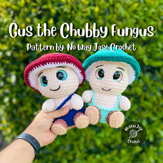 Gus the Chubby Fungus Crochet Pattern