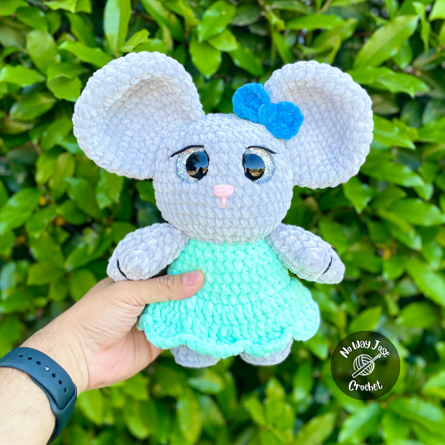 Mr. & Mrs. Cheddars Crochet Pattern | Amigurumi Mouse Plush Pattern | Beginner Friendly Plushie | PDF Download