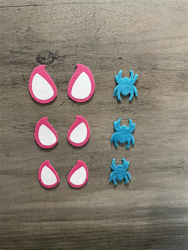 Worry Doll Felt Accessories | Pre-Cut Eyes & Designs for Amigurumi Patterns